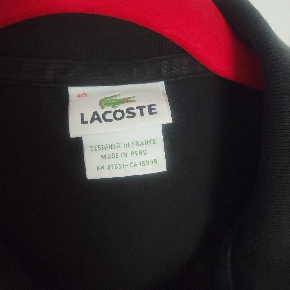 Lacoste Black Polo - Picture 2 of 3